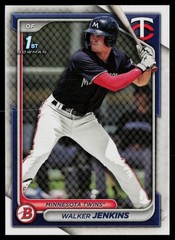 WALKER JENKINS 2024 BOWMAN PROSPECT RC MINNESOTA TWINS #BP-43 1ST BOWMAN