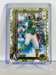 Nick Kurtz #H40 Holiday Green Plaid (RC) • 2025 Topps Holiday MLB Advent Mega