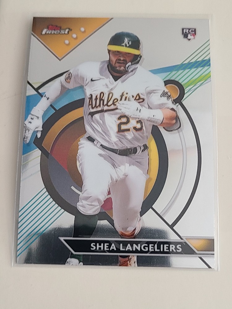 2023 Finest Base #3 Shea Langeliers – Oakland Athletics