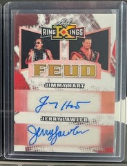 2026 Leaf Ring Kings Jimmy Hart Jerry Lawler Auto Autograph White #d 1/1