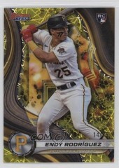 2024 Bowman&rsquo;s Best Yellow Lazer Refractor 14/75 Endy Rodriguez Rookie RC 1j0t