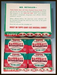 1952 MICKEY MANTLE ROOKIE CARD CHASE BOX-21 pack -Auto-2 cards 1950/60&rsquo;s