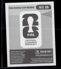 2026 Panini World Cup Sticker Collection Xavi Simons Netherlands Blue Crumple