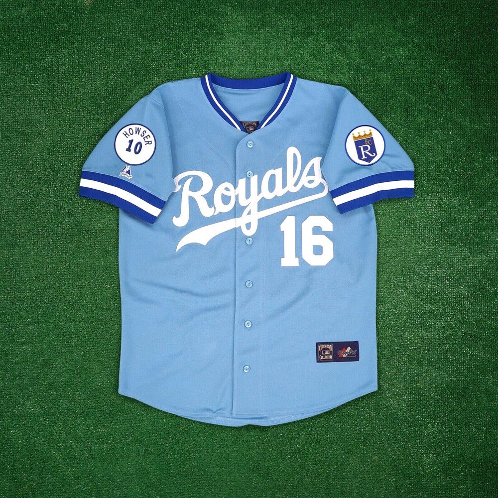 Bo Jackson 1987 Kansas City Royals Cooperstown Men&rsquo;s Blue Away Jersey w/ Patch