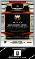 2022 Panini Select WWE #40 Triple H Orange Flash Prizms
