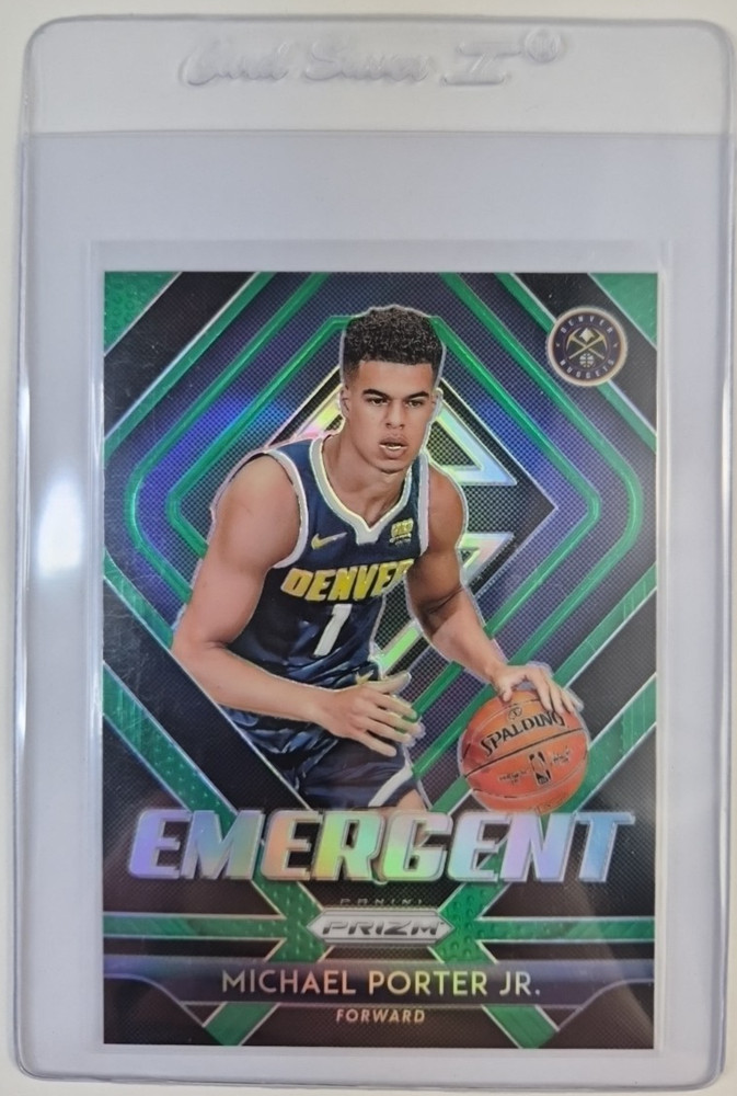 2018-19 Prizm Emergent Green Michael Porter Jr. RC #14, Gem Mint 10, Quick