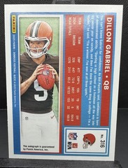 Panini Donruss 2025 Rated Rookie Orange Dillon Gabriel Auto #316 Browns NFL