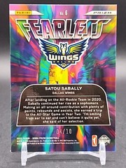 Satou Sabally – 2022 WNBA Prizm – Fearless Insert – Gold #4/10 – Dallas Wings