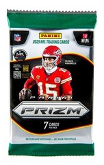 2025 Panini Prizm Football Trading Card Factory Sealed Mega Box
