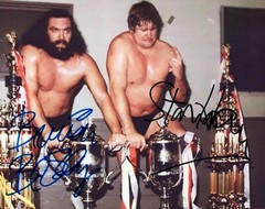 Bruiser Brody & Stan Hansen Signed 8×10 Photo WWF WWE NWA WCW IWA Japan Reprint
