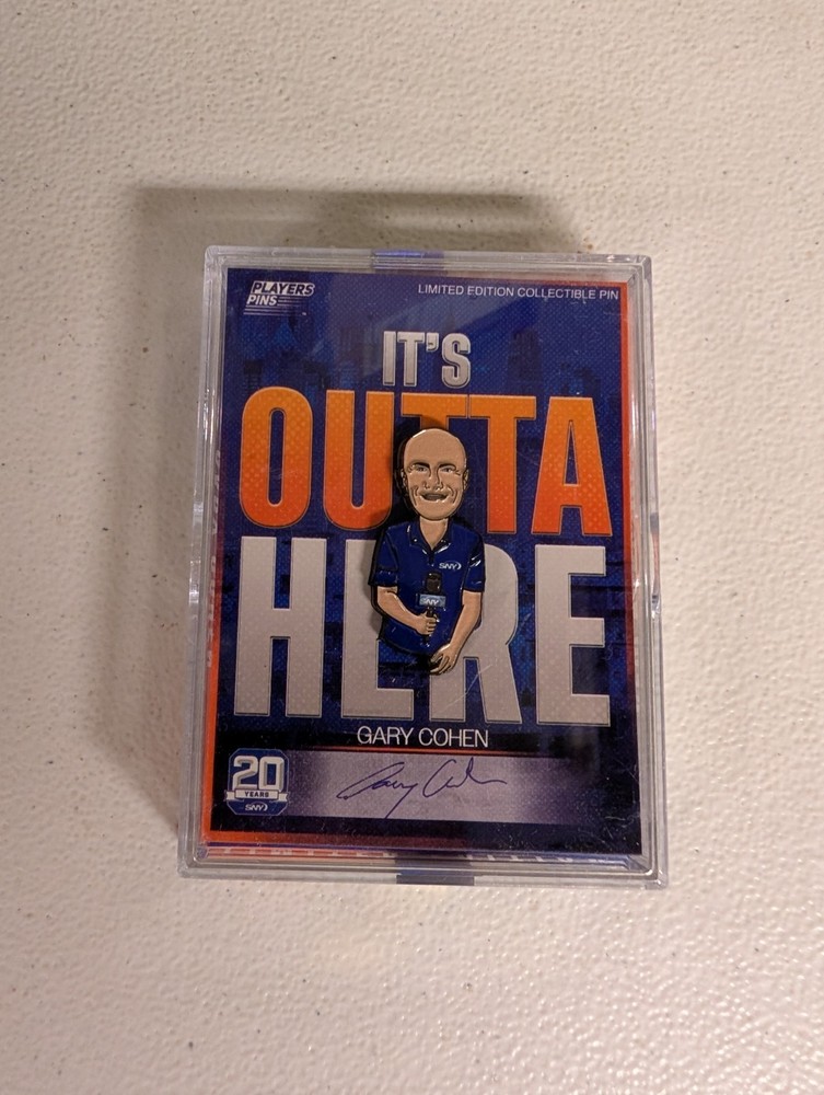 Players Pins Gary Cohen It&rsquo;s Outta Here Collectible Pin New York Mets