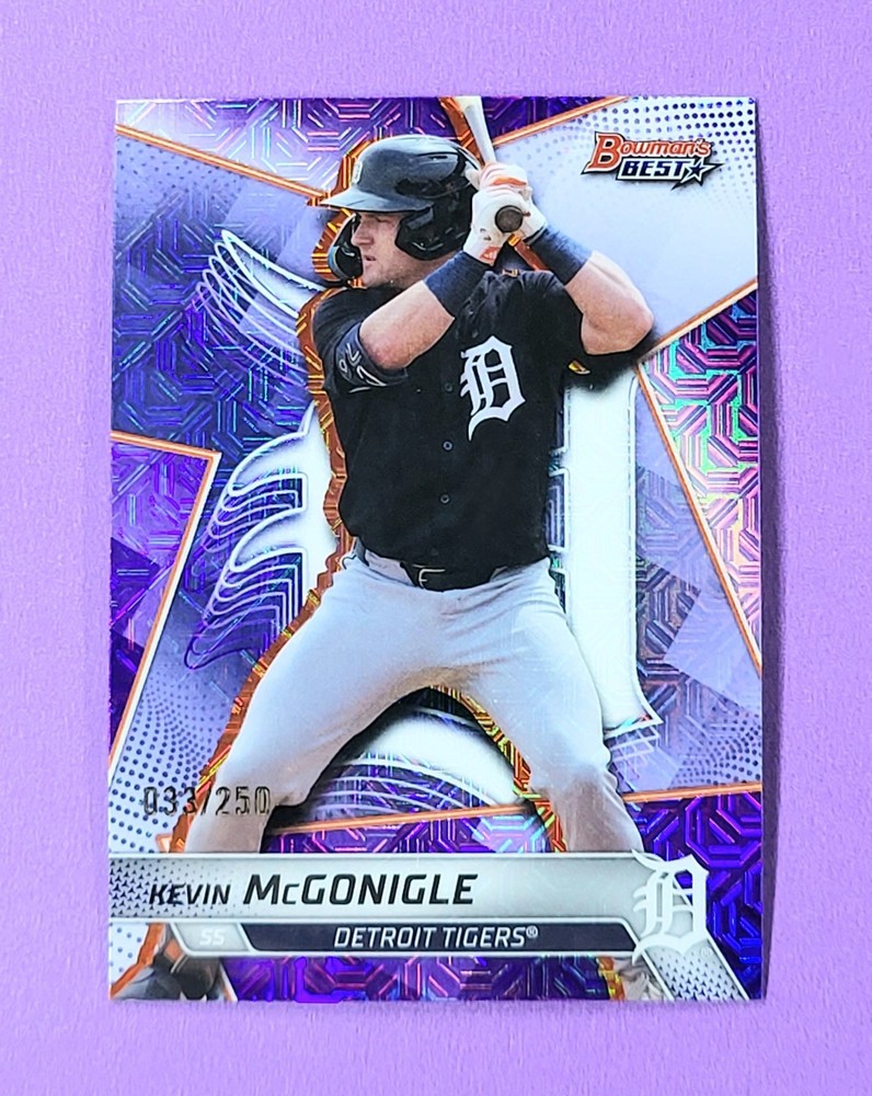 2025 Bowman&rsquo;s Best | *PURPLE MOJO* REFRACTOR #TP-28 | KEVIN MCGONIGLE *(#/250)*