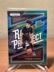 2024 Panini Prizm Draft Picks #8 Tyran Stokes Rated Prospect Prizms Green