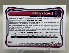 2026 Bowman Christian Moore Green Paper 074 / 399 Card #99