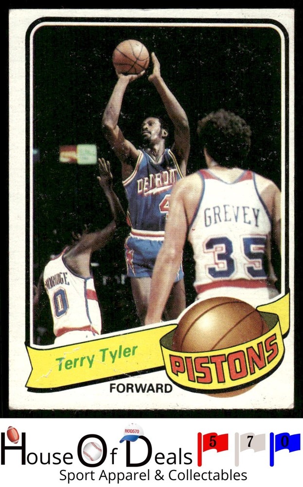 1979-80 Topps #84 Terry Tyler Detroit Pistons Basketball Card