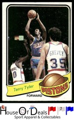1979-80 Topps #84 Terry Tyler Detroit Pistons Basketball Card