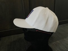 NFL SHIELD LOGO REFEREE OFFICIALS GAME HAT CAP WHITE LOW CROWN ADJUSTABLE STRAP