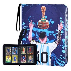 900/400 card PREMIUM 9/4 Pocket Soccer Card Binder 2026 World Cup Ronaldo, Messi