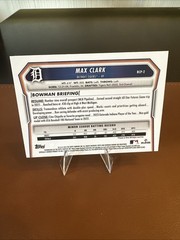 2026 Bowman Chrome – Max Clark #BCP-2 Mini Diamond Refractor – Detroit Tigers