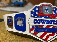 Custom Dallas cowboy new championship replica belt Adult Size 2MM Brass