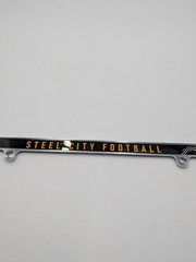 Pittsburgh Steelers License Plate Frame Steel City Football NFL Chrome New