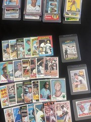 Vintage Topps Hof Lot(120) 1950s 1960s 70s Mantle Mays Clemente Aaron RCs Hi#s