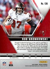 2020 Panini Mosaic #136 Rob Gronkowski
