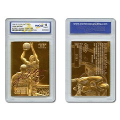 1996-1997 KOBE BRYANT Fleer 23K Gold ROOKIE Card Signature Series – GEM-MINT 10