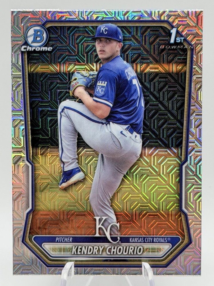 2026 Bowman KENDRY CHOURIO 1st Prospect MOJO Refractor #BCP-7 Kansas City Royals