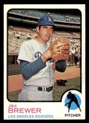 1973 Topps Baseball #126 Jim Brewer EX *d3