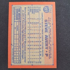 1991 Topps – Steve Avery #227 Operation Desert Shield