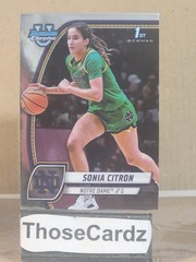 2024 Bowman Chrome University 1st Bowman #64 Sonia Citron
