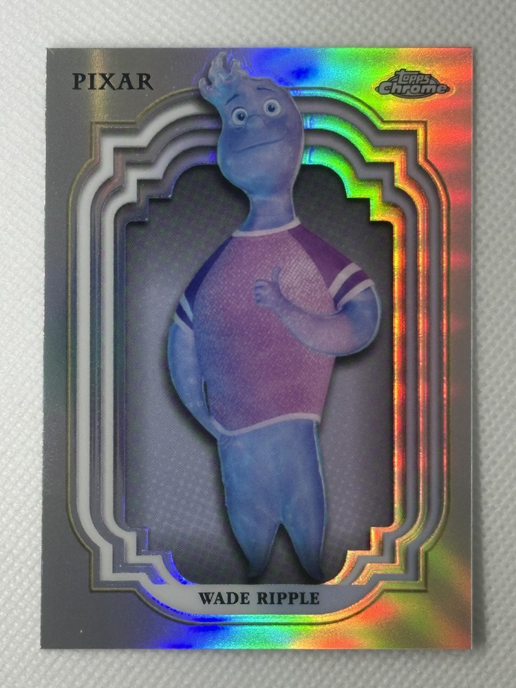 Wade Ripple 2024 Topps Chrome Disney Card Pixar REFRACTOR SP Silver Elemental