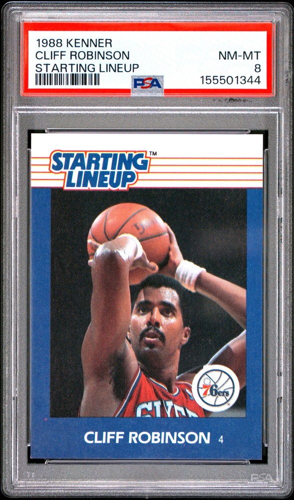 1988 Kenner Starting LineUp Cliff Robinson Starting Lineup PSA 8