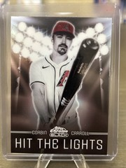 2025 Topps Chrome Black Corbin Carroll Hit The Lights Rare Case Hit SP