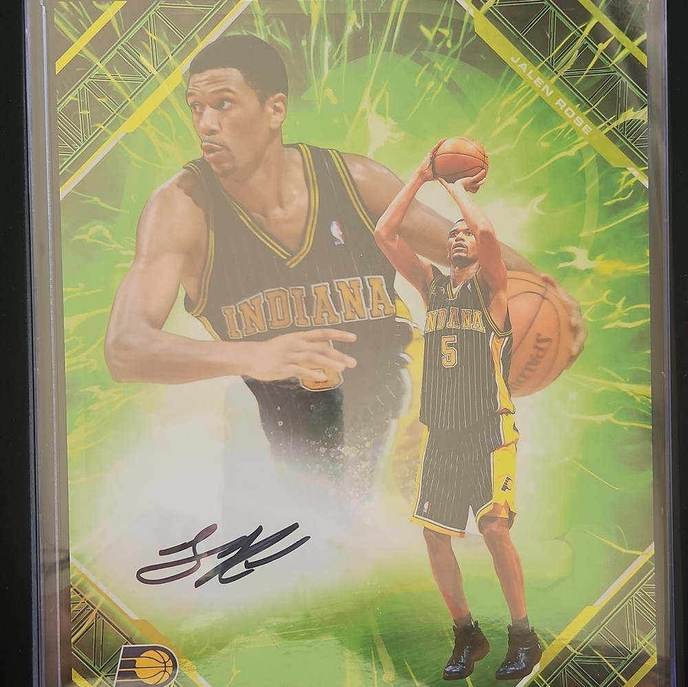 Brand New 2025/2026 Emanates Jalen Rose SIGNED – Fanatics Authentic Autograph