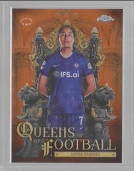 2025-26 Topps Chrome Women’s UWCL Mayra Ramirez Orange /25 Queens Of Football