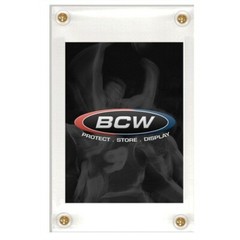 Lot of 5 BCW 4-Screw NON-RECESSED Baseball Trading Card Screwdown Holders