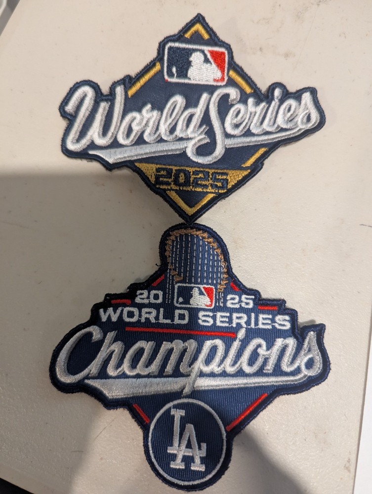 Los Angeles Dodgers World Series Patch Set