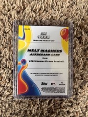 Topps 2025 Bowman Chrome Melt Mashers Auto Zac Veen Rockies RC 62/99