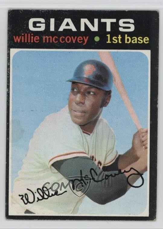1971 Topps Willie McCovey #50 HOF 2d4