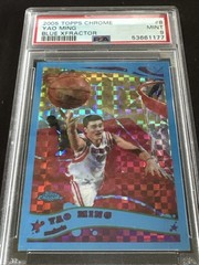2005-06 Topps Chrome – Yao Ming #8 Blue X-Fractor /90