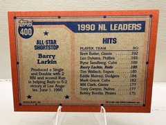 1991 Topps – All-Star Barry Larkin #400 Operation Desert Shield!!!