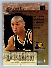1996-97 SkyBox Premium #49 Reggie Miller Indiana Pacers