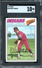 1977 Topps #385 Dave LaRoche Indians SGC 10 GM Gem Mint