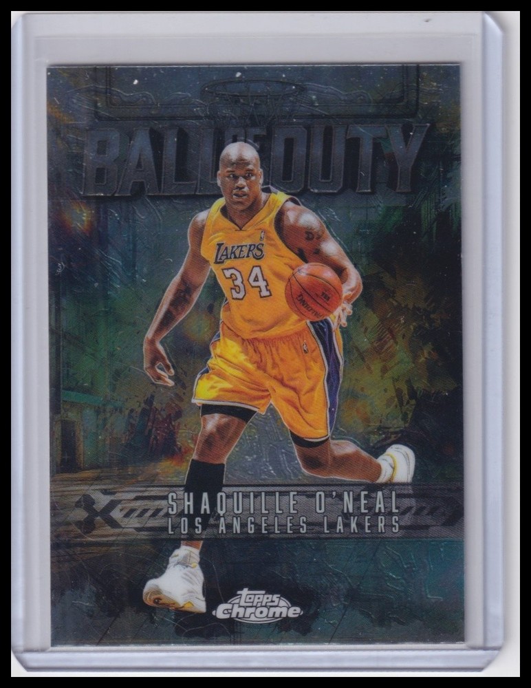 2025-26 Topps Chrome #BD-18 Shaquille O&rsquo;Neal Ball of Duty