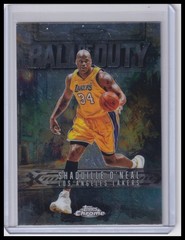 2025-26 Topps Chrome #BD-18 Shaquille O&rsquo;Neal Ball of Duty
