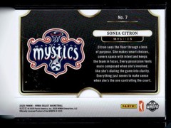 2025 Panini Select WNBA #7 Sonia Citron Snapshots