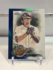 2022 Topps Allen & Ginter Chrome Blue Refractor /150 PARKER MEADOWS #260