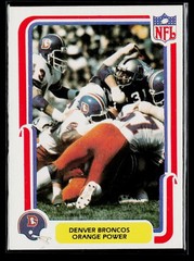 1980 Fleer Team Action #16 Orange Power